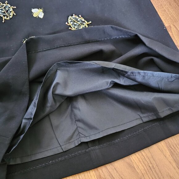 Victoria Beckham Halter Bees & Beetles Dress, S, Black - Picture 6 of 10